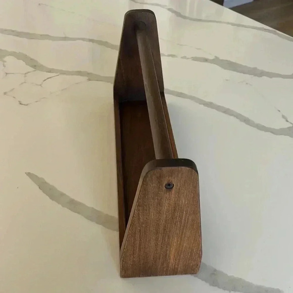 Steelite Wood Caddy 6525T162 Ebony Stain 15" Varick Form Handcrafted USA - Picture 7 of 12